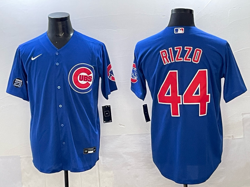Men Chicago Cubs 44 Rizzo blue Nike MLB 2025 jersey 0098